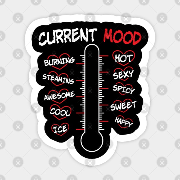 Cute Valentines Day Mood Thermometer Love Meter Sticker by stockwell315designs